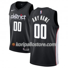 Washington Wizards Custom 2018-19 Nike City Edition Musta Miesten Pelipaidat Swingman 